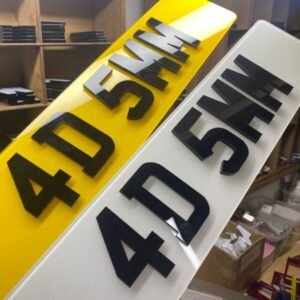 4d number plates 5MM