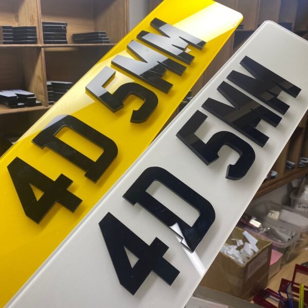 4d number plates 5MM