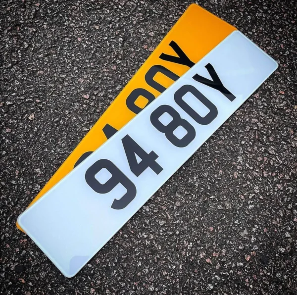 classic number plates