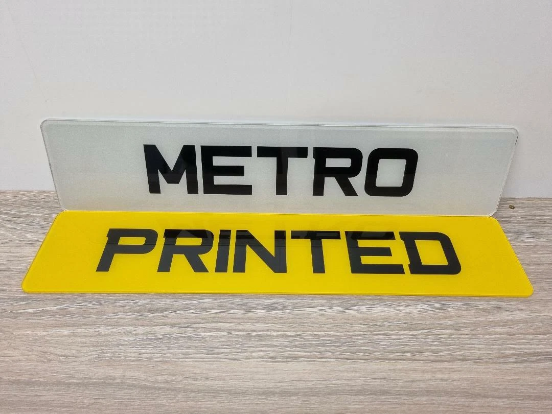 Metro Number Plates